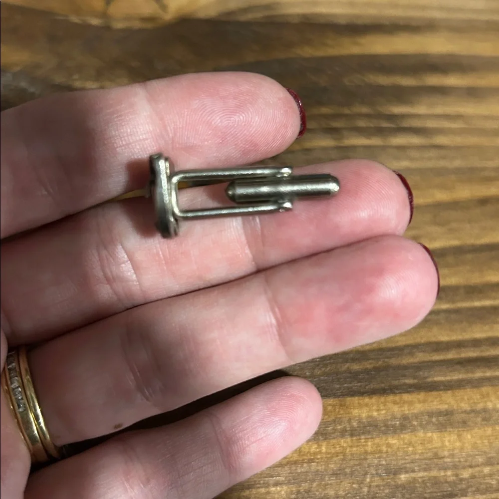 Silver Comedy and Tragedy Cufflinks